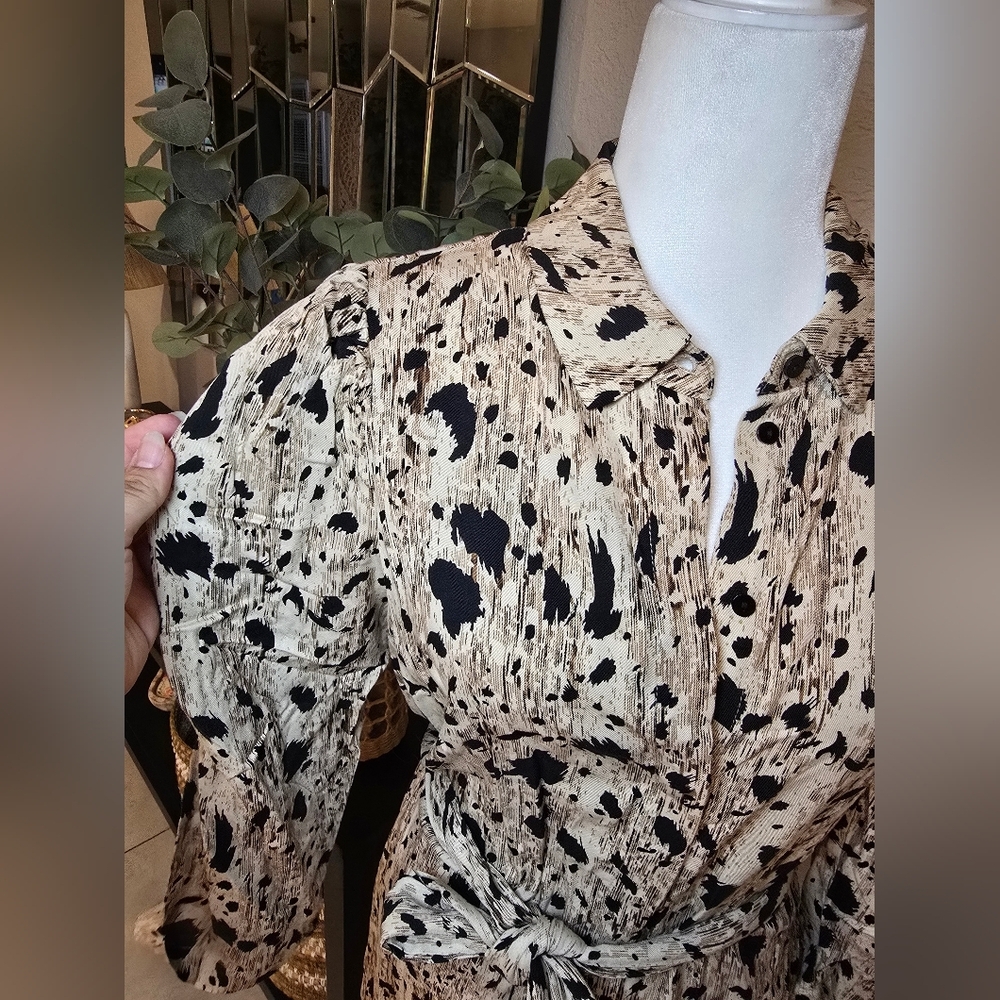 Object Donna Printed Shirt Dress - Picture 5 of 9